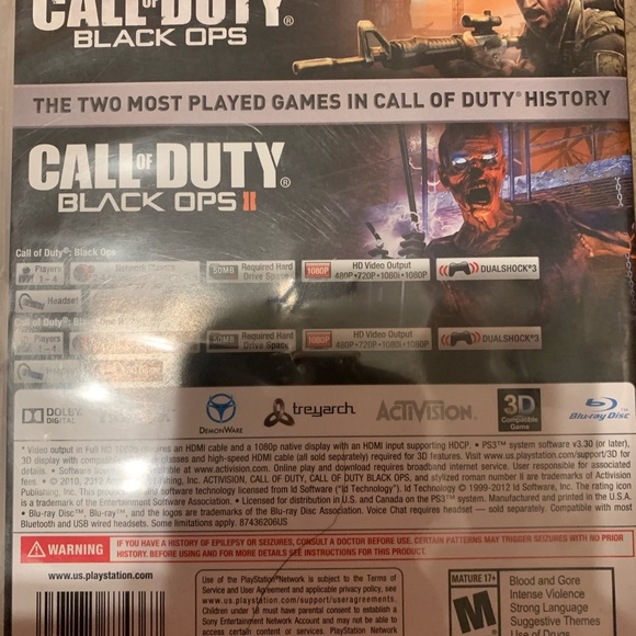 Black ops 1 and 2 for PS3 - Picture 2 of 4